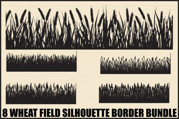 Download Farm Silhouette Wheat Clipart Bundle - Bundle Collection