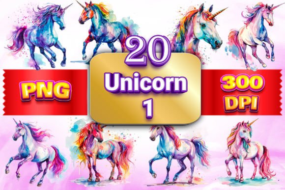Download Unicorn Clipart Bundle - Bundle Collection