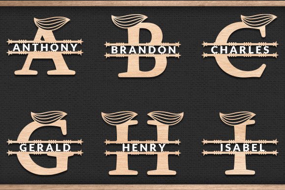 Download Alphabet a to Z Name Holder Bundle - Bundle Collection