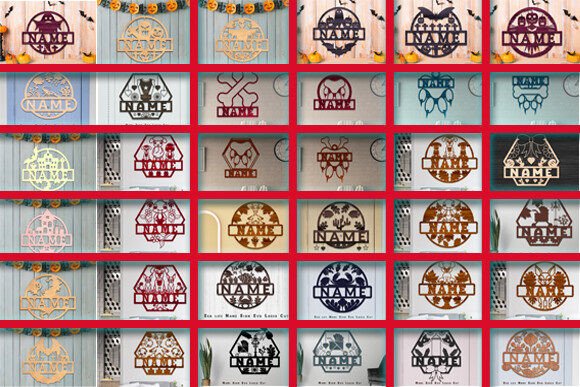 Download Big Name Sign Laser Cut Svg Bundle - Bundle Collection
