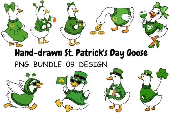 Download St Patrick's Day Goose PNG Bundle - Bundle Collection