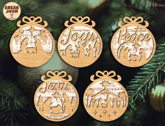Download Nativity Ornament SVG Bundle - Bundle Collection