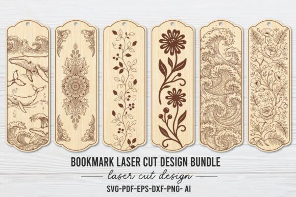 Download Bookmark Laser Cut Design Bundle - Bundle Collection
