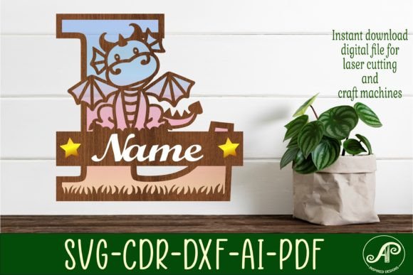 Download Dragon Capital Monogram Letter L SVG Cut - Premium Resources